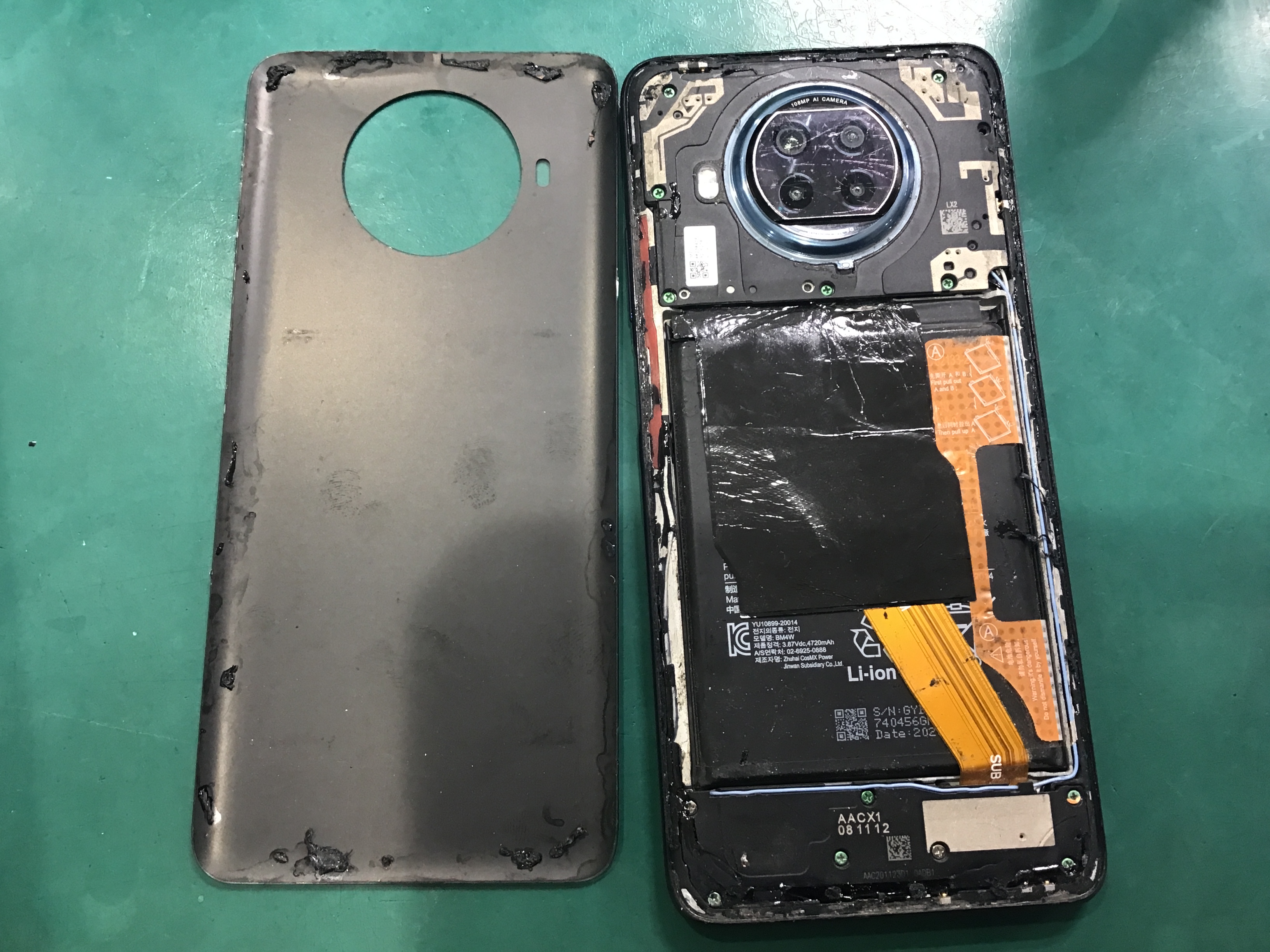 Xiaomi Redmi Note 9 Proのバッテリー交換は、データそのまま・即日修理のスマホ修理工房 海老名店へ！